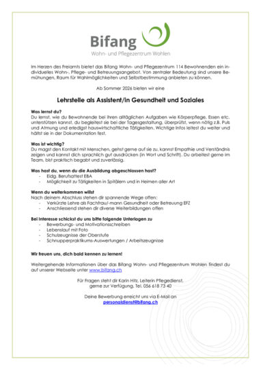 thumbnail of 250610_Lehrstelle 2026_Assistenz Gesundheit